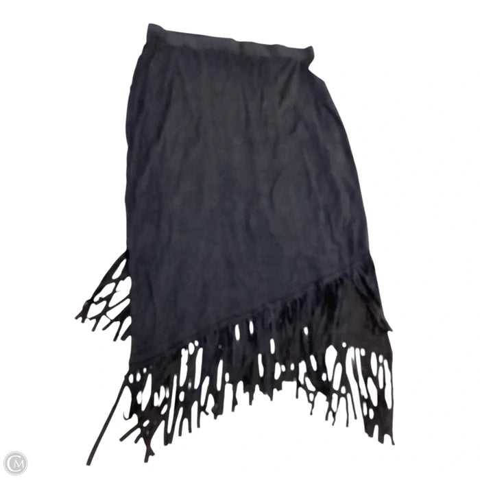 Skirt Midi By Faith And Joy In Black, Size: Xl