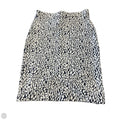 Skirt Midi By Michael By Michael Kors In Blue & Cream, Size: M