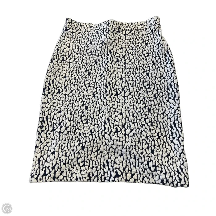 Skirt Midi By Michael By Michael Kors In Blue & Cream, Size: M