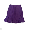 Skirt Midi By Slinky Brand In Purple, Size: L