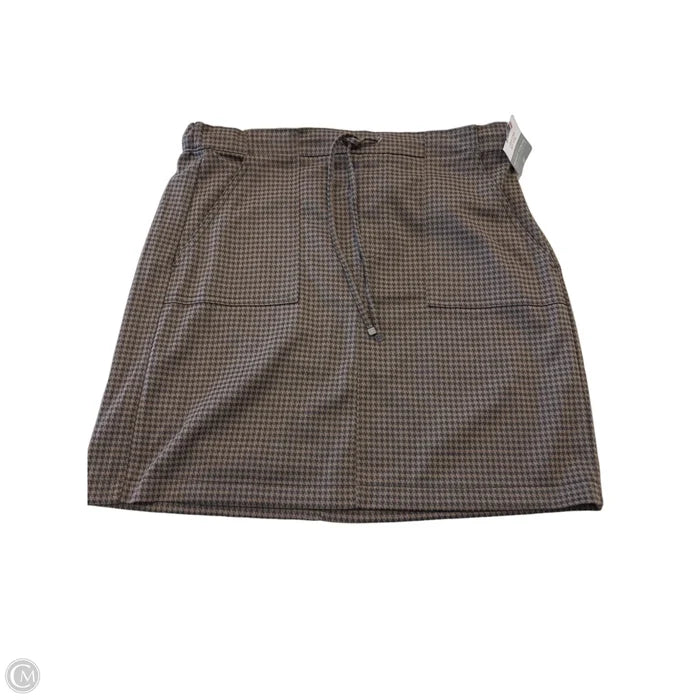 Skirt Mini & Short By Clothes Mentor In Brown, Size: L