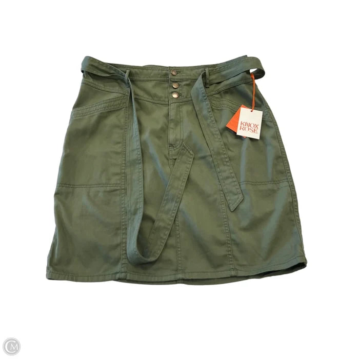 Skirt Mini & Short By Knox Rose In Green, Size: Xl