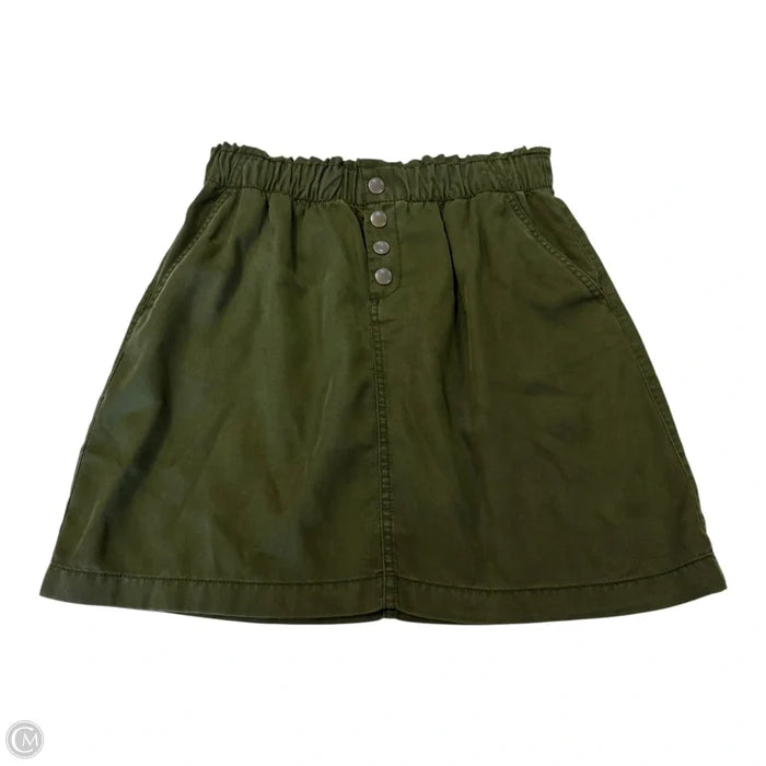 Skirt Mini & Short By Loft In Green, Size: S