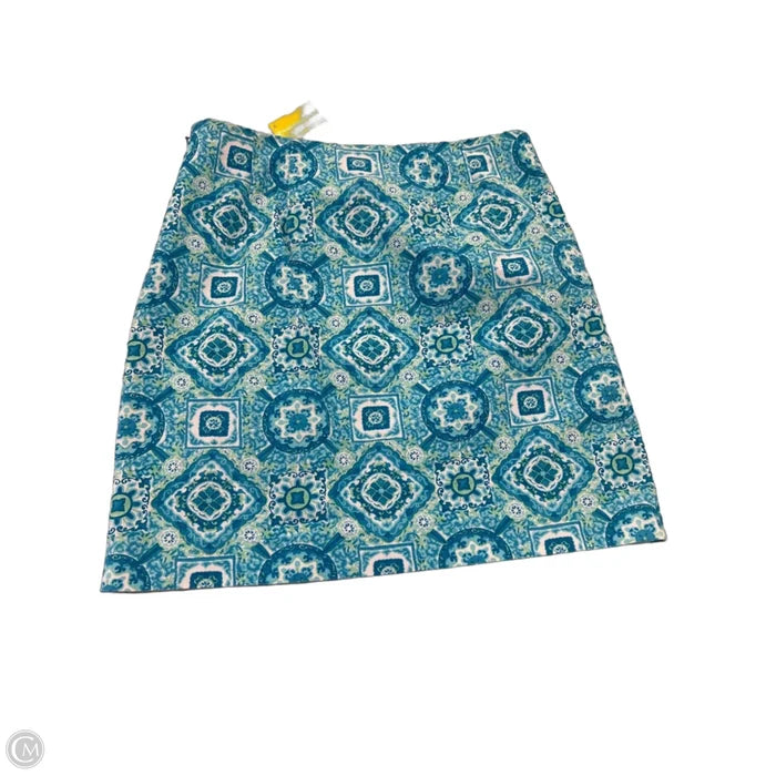 Skirt Mini & Short By Talbots In Geometric Pattern, Size: 4
