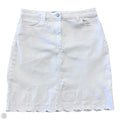 Skirt Mini & Short By Talbots In White, Size: 6
