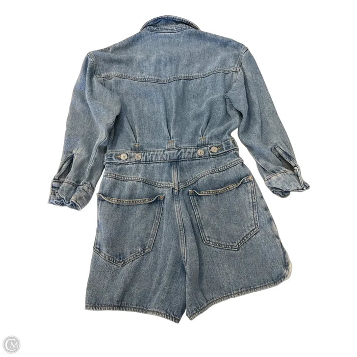 Skort By 7 For All Mankind In Blue, Size: Xs