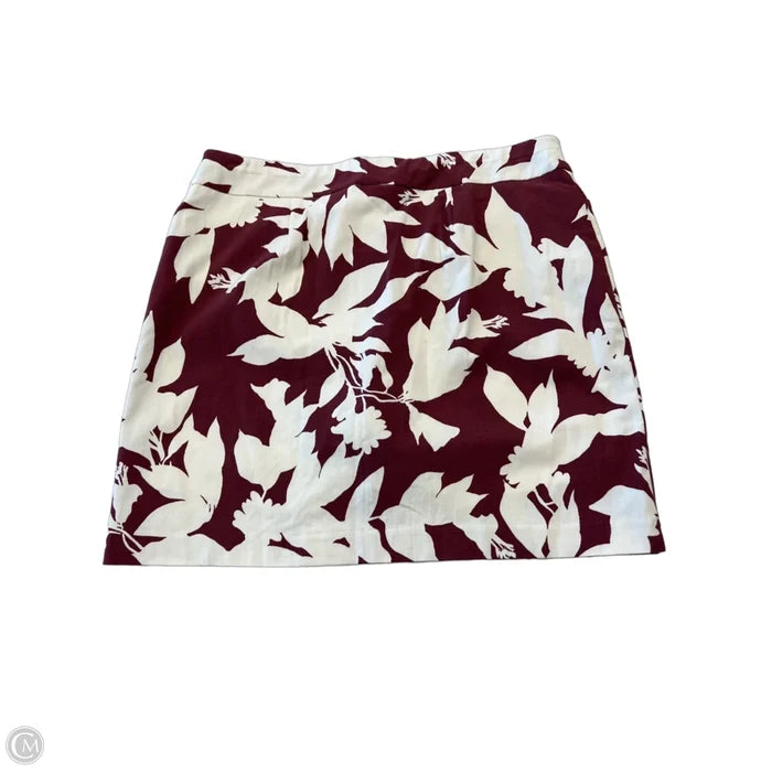 Skort By Chicos In Floral Print, Size: L