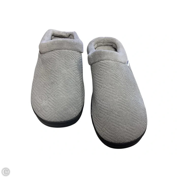 Slippers By Isotoner In Grey, Size: 8.5