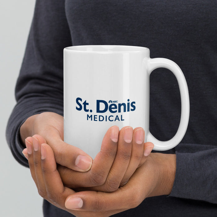 St. Denis Medical Logo White Mug