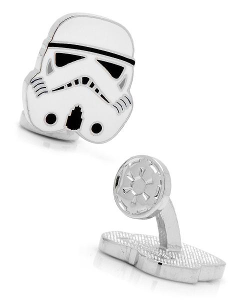 Star Wars Stormtrooper Helmet Cufflinks - White & Black Enamel - SW-STH-SL_3d17cbef-61aa-40ed-be4e-d6bc58b17692