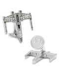 Star Wars X-Wing Starfighter Blueprint Cufflinks - Silver Tone - SW-XWS-BP_e0b38d58-9b3a-4f6a-852e-48ed063cd35c