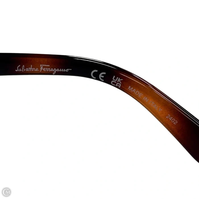 Sunglasses Luxury Designer By Ferragamo, Size: Medium