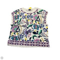 Sweater Short Sleeve By Talbots In Floral Print, Size: M