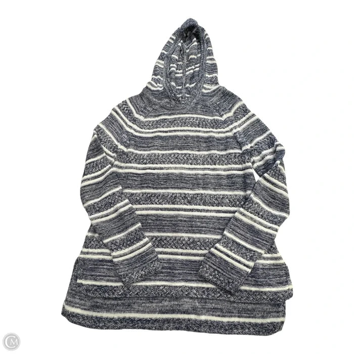 Sweatshirt Hoodie By Tommy Bahama In Blue & White, Size: Xs