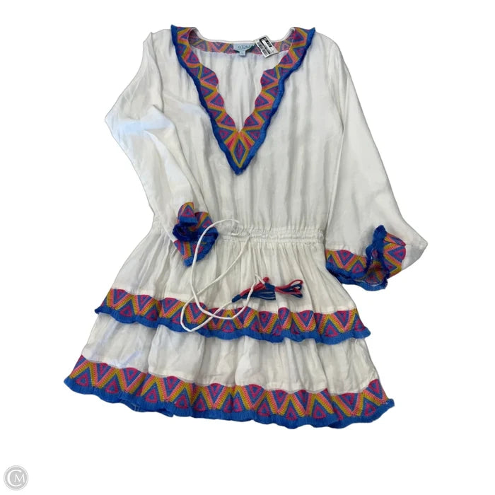 Swimwear Cover-up By Clothes Mentor In Multi-colored, Size: L