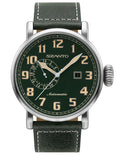 Szanto Mens 6100 Series Aviator Watch - Green Dial & Strap - 100m - Date - SZ-6104_f0ca0152-2dd4-4f4b-b9e4-c7d27812c4e5