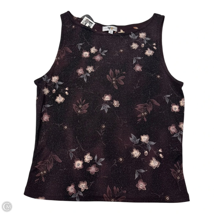 Tank Top By Heart And Soul In Floral Print, Size: M