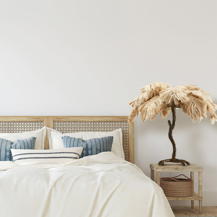 The 30" H Sammy Bronze Tropical Palm Tree Table Lamp