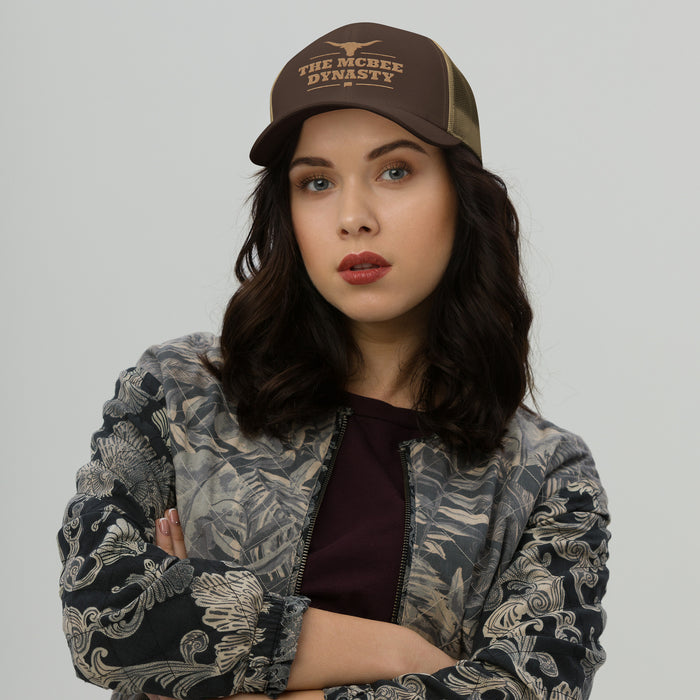 The McBee Dynasty Trucker Hat Bull