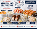 The Ultimate New England Seafood Box packed with mixed seafood