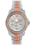 Tommy Bahama Relax Ladies Riviera Two-Tone Crystal Watch - Silver-Tone Dial - RLX4009