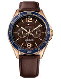 Tommy Hilfiger Erik Mens Watch - Brown Dial & Strap - Rose-Tone - Day/Date - 50m - TH-1791367_6a3fe358-20ec-44bd-8d3d-f129726a87b9