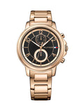 Tommy Hilfiger Womens Claudia Dress Watch - Rose Gold-Tone -Bracelet - Day/Date - TH-1781820