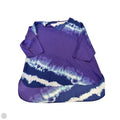 Top 3/4 Sleeve By Chicos In Blue & White, Size: L