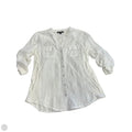 Top 3/4 Sleeve By Inc In White, Size: L