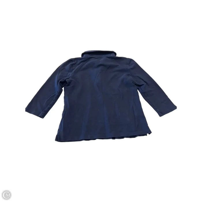 Top 3/4 Sleeve By Talbots In Navy, Size: Sp