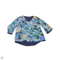 Top 3/4 Sleeve Designer By Lilly Pulitzer In Blue & Pink, Size: Xs