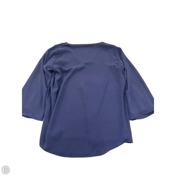 Top 3/4 Sleeve Designer By Lilly Pulitzer In Blue & Pink, Size: Xs