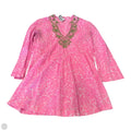 Top 3/4 Sleeve Designer By Lilly Pulitzer In Pink, Size: S
