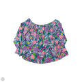 Top 3/4 Sleeve Designer By Lilly Pulitzer In Tropical Print, Size: Xl