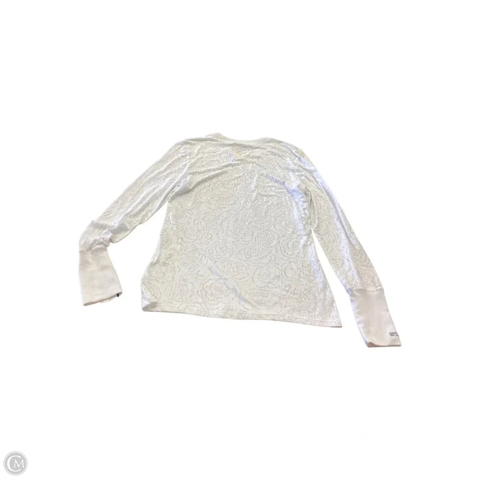 Top Long Sleeve Basic By Greys Anatomy In White, Size: M