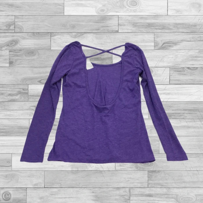 Top Long Sleeve By Avia In Purple, Size: M
