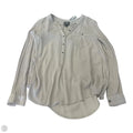 Top Long Sleeve By Bobeau In Beige, Size: S