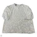 Top Long Sleeve By Calvin Klein In White, Size: M