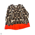 Top Long Sleeve By Chicos In Brown, Size: L