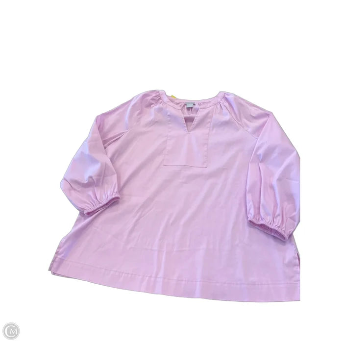 Top Long Sleeve By Chicos In Pink, Size: L