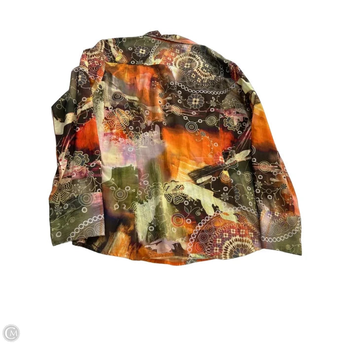 Top Long Sleeve By Clothes Mentor In Multi-colored, Size: L