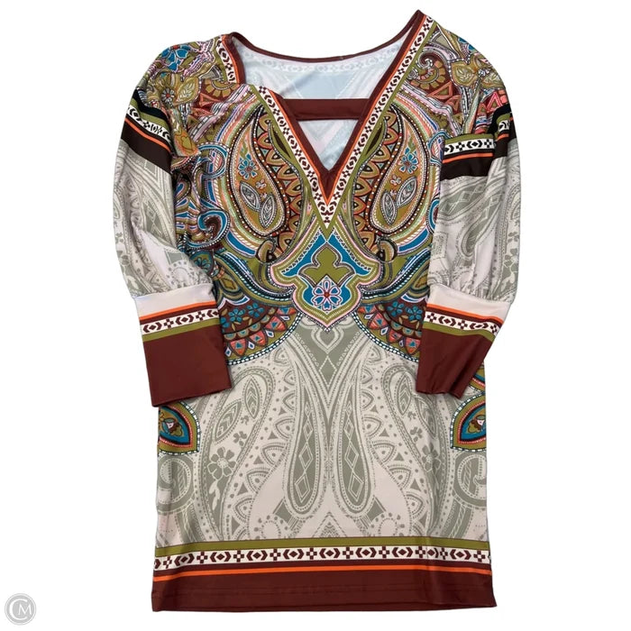 Top Long Sleeve By Clothes Mentor In Multi-colored, Size: L