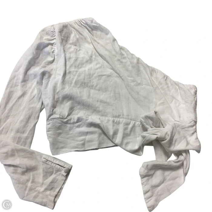 Top Long Sleeve By Free People In White, Size: M