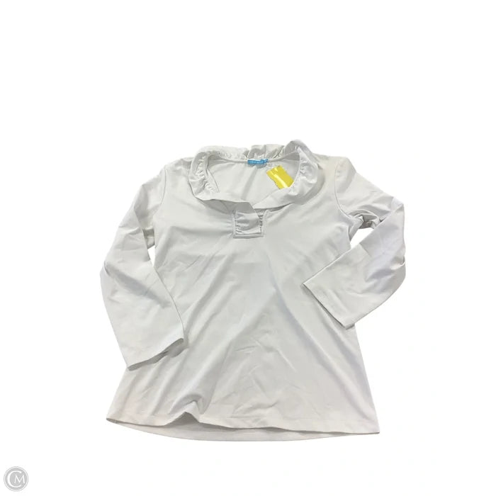Top Long Sleeve By J Mclaughlin In White, Size: Xs