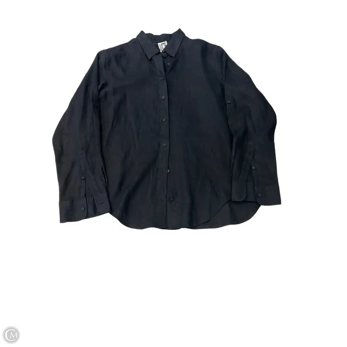 Top Long Sleeve By Lauren By Ralph Lauren In Black, Size: Xl