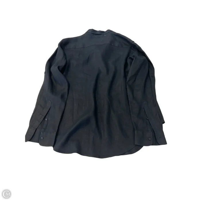 Top Long Sleeve By Lauren By Ralph Lauren In Black, Size: Xl