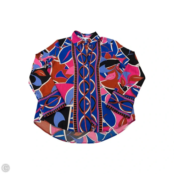 Top Long Sleeve By Maison Damelie In Multi-colored, Size: S