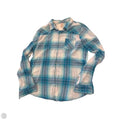 Top Long Sleeve By Mossimo In Blue & White, Size: L