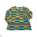Top Long Sleeve By Rafaella In Striped Pattern, Size: L