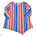 Top Long Sleeve By Ruby Rd In Striped Pattern, Size: L